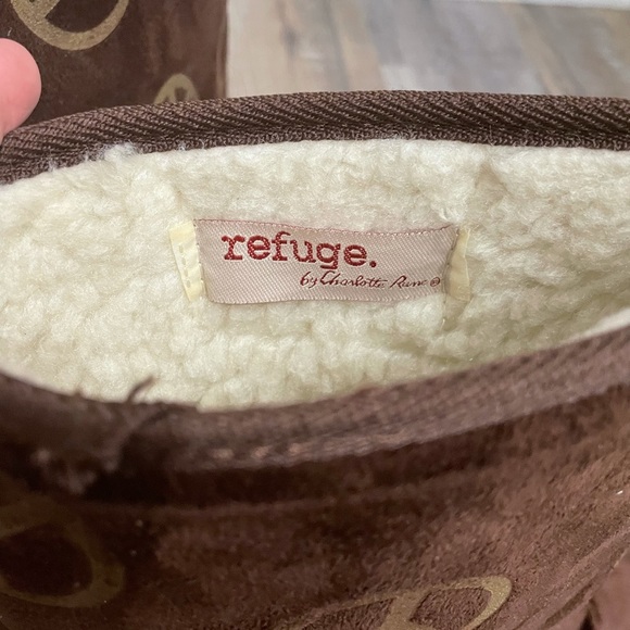 Refuge Peace Sign Suede Boots - Picture 4 of 5